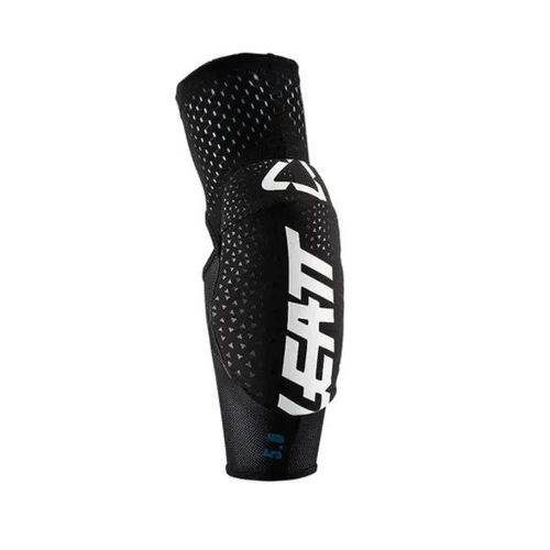 מגני מרפקים ילדים ליט שחור/ לבן – LEATT ELBOW GUARD 3DF 5.0 KISD