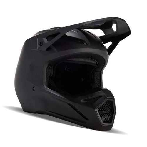 קסדת רכיבה ילדים פוקס שחור מט – FOX V1 SOLID YTH V24