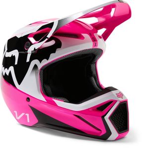 קסדת רכיבה ילדים פוקס ורוד – FOX V1 LUX YTH