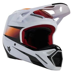 קסדת רכיבה ילדים פוקס לבן/ שחור – FOX V1 FLORA YTH V23