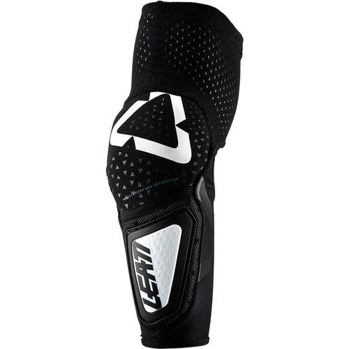 מגני מרפקים ילדים ליט שחור/ לבן – LEATT ELBOW GUARD 3DF HYBRID JUNIOR