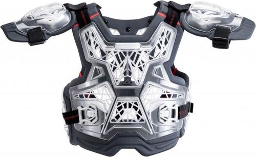 מגן גוף מאוורר ילדים אצ'רביס שקוף/ שחור – ACERBIS GRAVITY JUNIOR ROOST