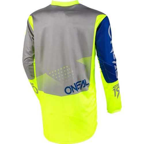 חליפת רכיבה ילדים אוניל אפור/ צהוב/ כחול – ONEAL YOUTH ELEMENT FACTOR V.22