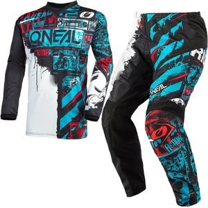 חליפת רכיבה ילדים אוניל שחור/ כחול – ONEAL YOUTH ELEMENT RIDE V.22