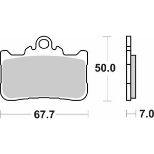 994- רפידות בלם קדמי HONDA CB500F/X/CBR500R/Hornet750 / KAWASAKI Z900 סינטר