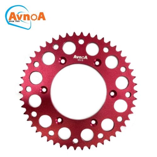 גלגל שיניים אחורי אלומיניום אדום Avnoa Racing HONDA