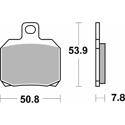 157-רפידות SBS APRILIA/GILERA/ITALJET/PEUGEOT/ PIAGGIO/SUZUKI/ YAMAHA