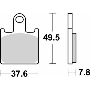 838-רפידות בלם קדמי (סט של 4 רפידות) ZX6R/Z1000/Z1400/B-KING-סינטר/דואל קרבון