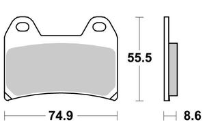 706-רפידות בלם קדמי APRILIA/BENELLI /BMW/DUCATI /HUSQVARNA/KTM/MOTO-GUZZI/MV-AGUSTA/ZERO