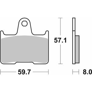 715-רפידות בלם אחורי 14-22 HARLEY DAVIDSON סינטר