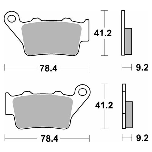 675-רפידות בלם אחורי APRILIA/BMW/ DUCATI/HUSQVARNA/INDIAN /KTM/TRIUMPH/VOGE/YAMAHA/ZERO