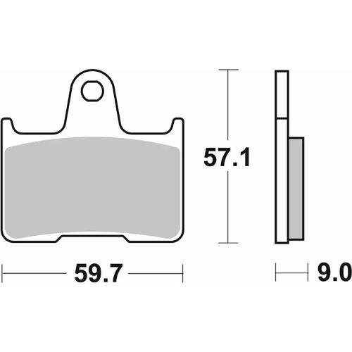 765-רפידות בלם אחורי SUZUKI GSX-R600/750/1000 01-07 סינטר