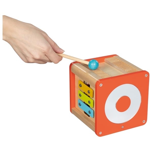 קוביית פעילות  מעץ לגיל שנה 59966 GOKI