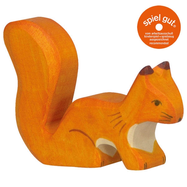 HOLZTIGER סנאי  מעץ צעצועי ולדורף 80107