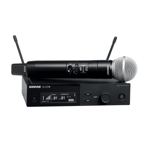 סט מיק אלחוטי מבית Shure דגם SLXD24E/SM58-G60