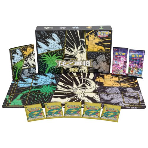 קלפי פוקימון מארז סיני נקרוזמה גיפט בוקס Pokemon - Dragon Return Advanced Gift Box - Necrozma