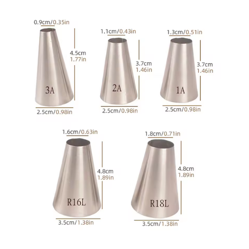 סט 5 צנטרים חלקים תואם ווילטון Wilton