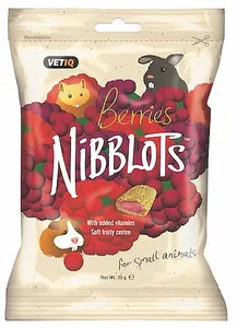 חטיף ניבלוטס בטעמים למכרסמים – Nibblots Berries (10 יחידות) | מולי חיות מחמד