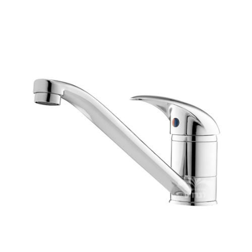 ברז פרח נמוך לכיור רחצה פיה קצרה מסתובבת Aquila Colomba 2404A-0 | כרום ניקל אקווילה