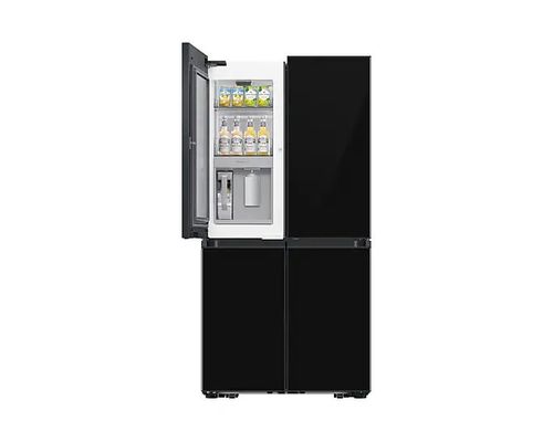 Samsung BESPOKE RF65DB970: מקרר 4 דלתות חכם 645 ליטר זכוכית שחורה וטכנולוגיה פורצת דרך