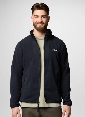 מעיל מיקרו-פליז גברים Sequoia Grove™ Full Zip Fleece Black