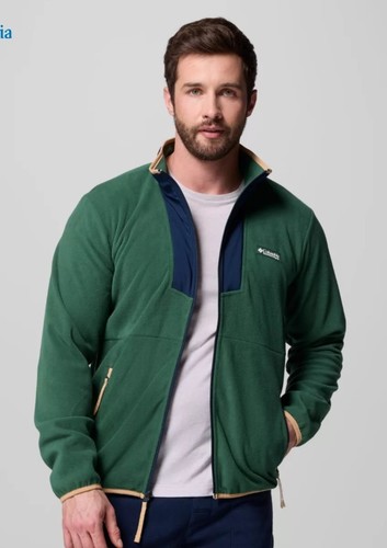 מעיל מיקרו-פליז גברים Sequoia Grove™ Full Zip Fleece Rain Forest