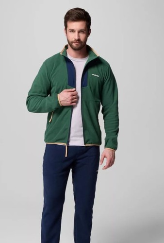 מעיל מיקרו-פליז גברים Sequoia Grove™ Full Zip Fleece Rain Forest