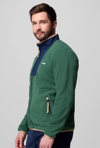 מעיל מיקרו-פליז גברים Sequoia Grove™ Full Zip Fleece Rain Forest
