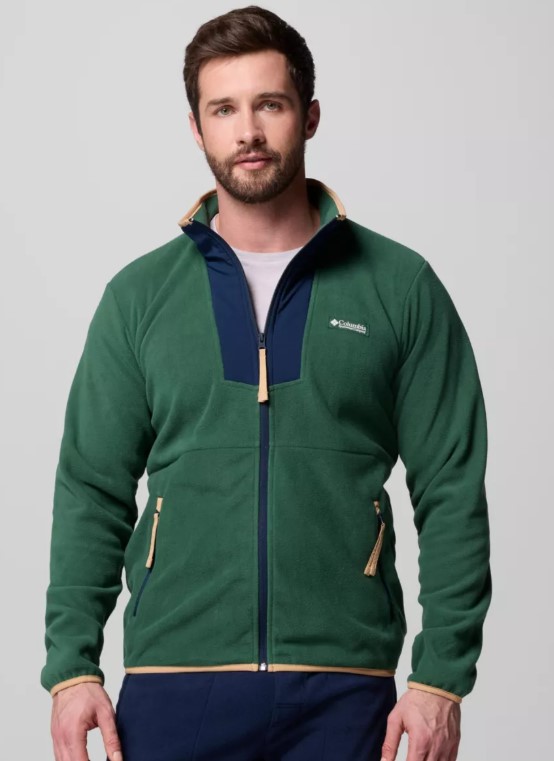 מעיל מיקרו-פליז גברים Sequoia Grove™ Full Zip Fleece Rain Forest