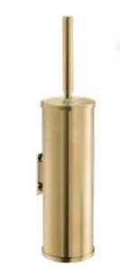 מתקן תליה עגול למברשת אסלה  צבע זהב מוברש 801660F15S חמת