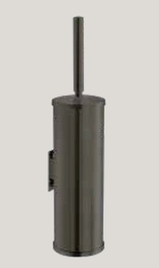 מתקן תליה עגול למברשת אסלה  צבע שחור מוברש 801660GM חמת