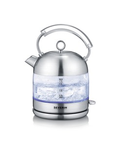 קומקום זכוכית רטרו מעוצב 1.7L 2400W SEVERIN