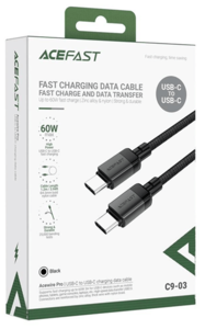 כבל טעינה/נתונים ACEFAST C9-03 – USB-C ל-USB-C עד ‎60W