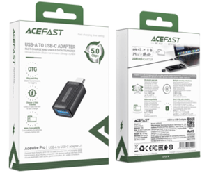 מתאם ACEFAST J1 – USB-A ל-USB-C (תמיכת OTG, USB 3.0)