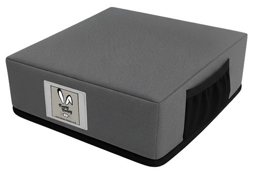 כרית הגבהה / בוסטר ישיבה עם רצועות חיבור לתחתית הכיסא Grow Up - אפור כהה