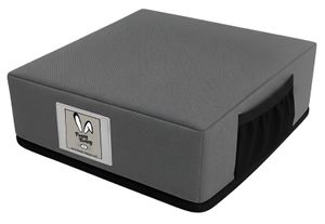 כרית הגבהה / בוסטר ישיבה עם רצועות חיבור לתחתית הכיסא Grow Up - אפור כהה