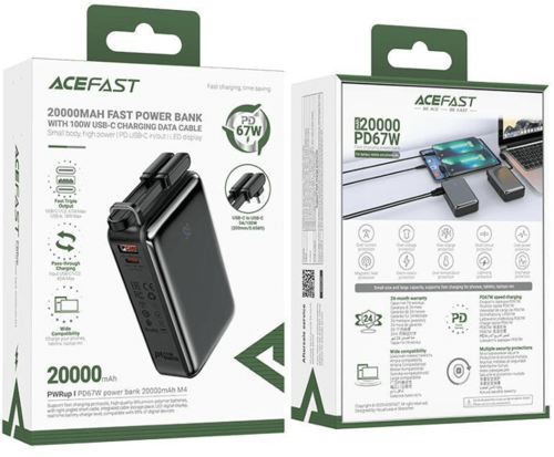 סוללת גיבוי ACEFAST M4 – ‎20,000mAh, PD ‎67W