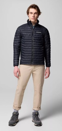 מעיל פוך לגברים Powder Pass™ Hybrid Jacket Black