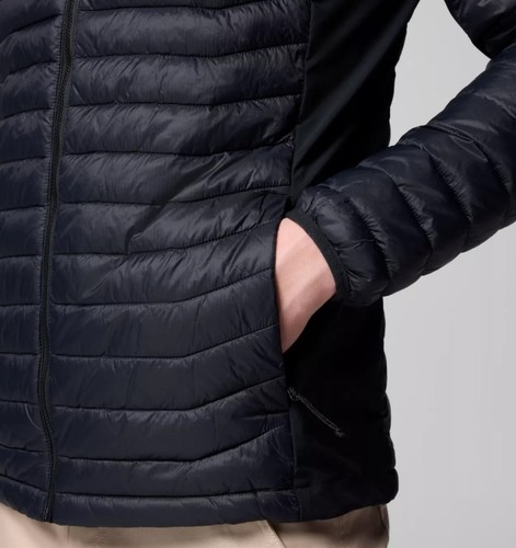 מעיל פוך לגברים Powder Pass™ Hybrid Jacket Black