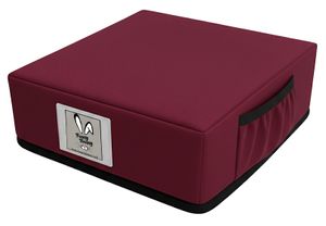 כרית הגבהה / בוסטר ישיבה עם רצועות חיבור לתחתית הכיסא Grow Up - בורדו/חציל