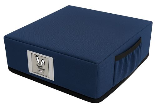 כרית הגבהה / בוסטר ישיבה עם רצועות חיבור לתחתית הכיסא Grow Up - כחול נייבי