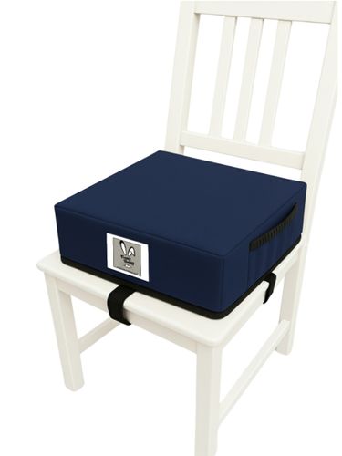 כרית הגבהה / בוסטר ישיבה עם רצועות חיבור לתחתית הכיסא Grow Up - כחול נייבי