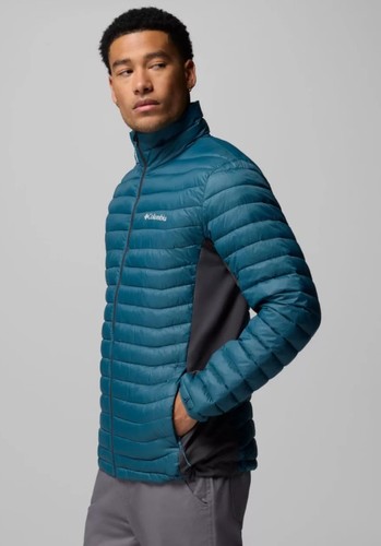 מעיל פוך לגברים Powder Pass™ Hybrid Jacket Everblue