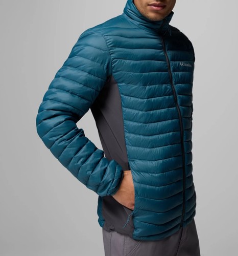 מעיל פוך לגברים Powder Pass™ Hybrid Jacket Everblue
