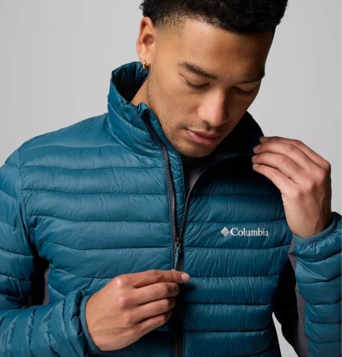 מעיל פוך לגברים Powder Pass™ Hybrid Jacket Everblue