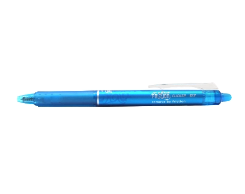 עט מחיק 0.7 מ"מ Frixion Clicker - תכלת