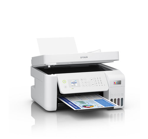 מדפסת ‏הזרקת דיו ‏משולבת Epson EcoTank L5296 אפסון