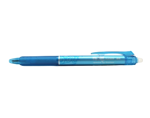 עט מחיק 0.5 מ"מ Frixion Clicker - תכלת