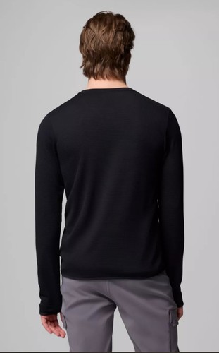 חולצה שרוול ארוך לגברים Tech Trail™ Utility Warm LS Crew Black 