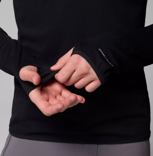 חולצה שרוול ארוך לגברים Tech Trail™ Utility Warm LS Crew Black 